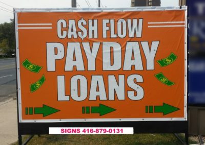 A View Mobile signs Toronto GTA 416-879-0131 -Cash Flow PayDay