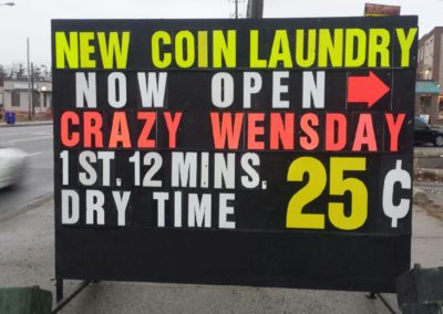 A View Mobile signs Toronto GTA 416-879-0131 - Coin Laundry