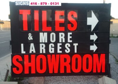 A View Mobile signs Toronto GTA 416-879-0131 - Tile Hardwood flooring