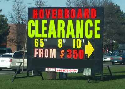 Mobile signs Toronto 416-879-0131 - Clearance