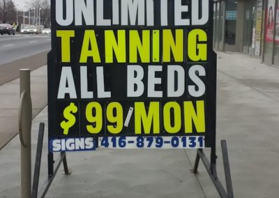 Mobile signs Toronto GTA 416-879-0131 - 1mt 4 Taning