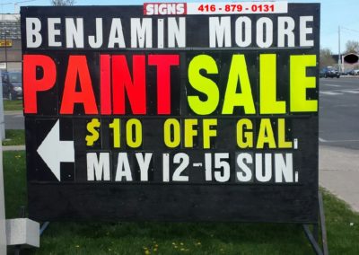 Mobile signs Toronto GTA 416-879-0131 - Paint Sale